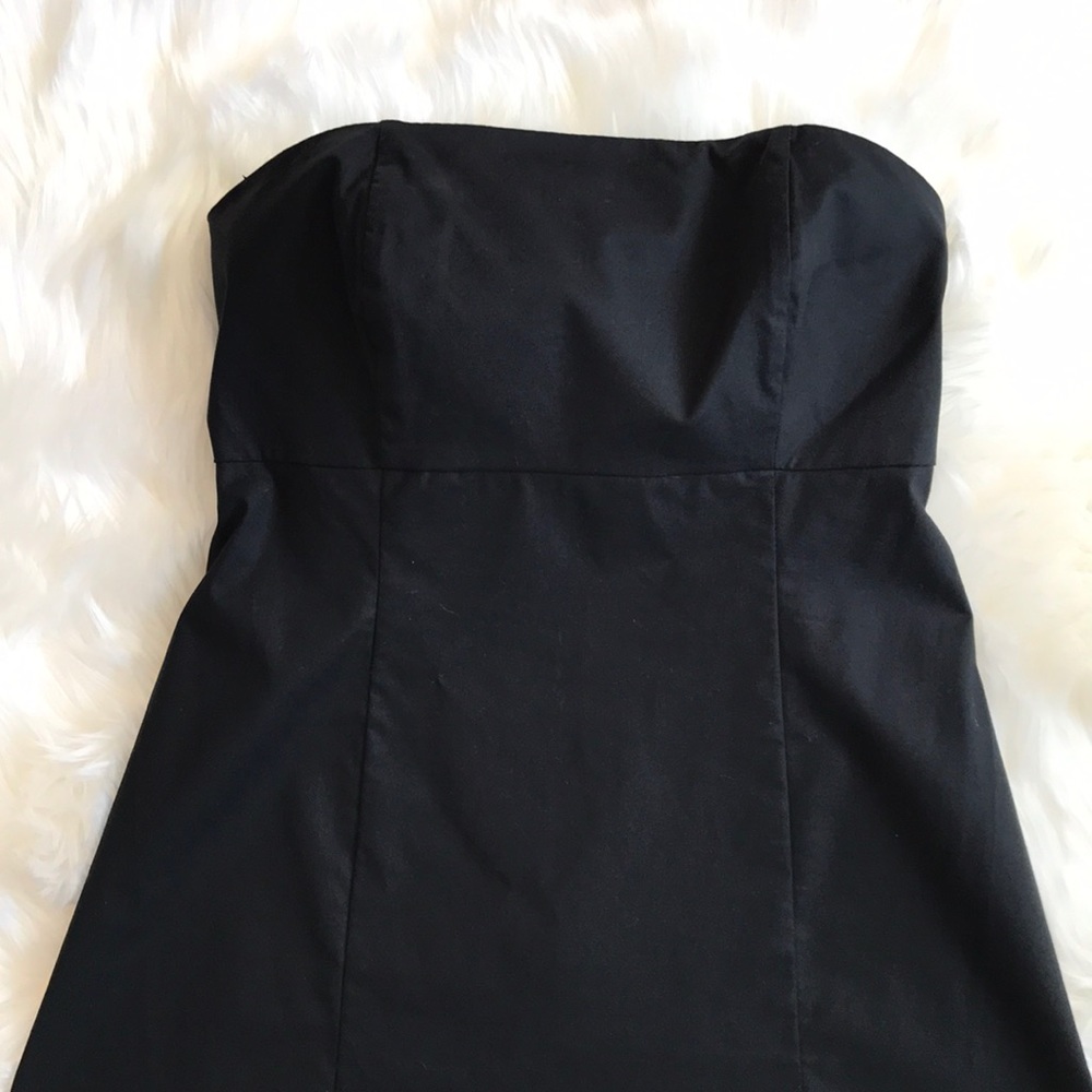 Classic Black Strapless Dress